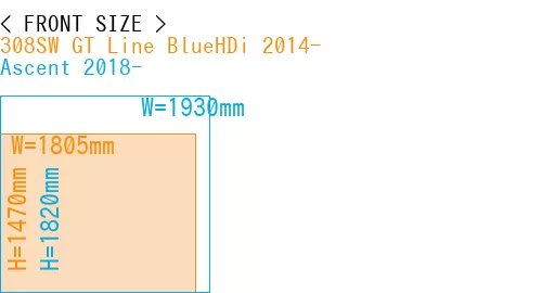 #308SW GT Line BlueHDi 2014- + Ascent 2018-